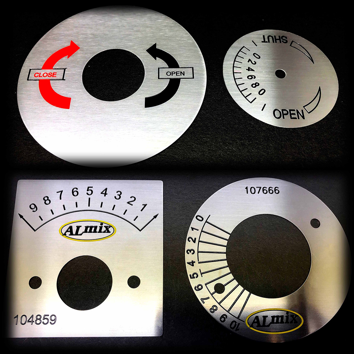 Custom Etched Metal Nameplates, Labels and Tags Rep Graphic